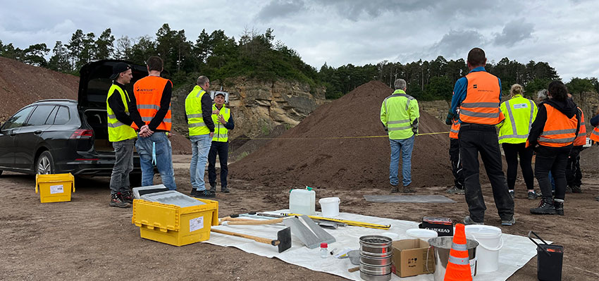 AGROLAB Sachkundelehrgang Probenahme mineralischer Feststoffe nach LAGA PN 98