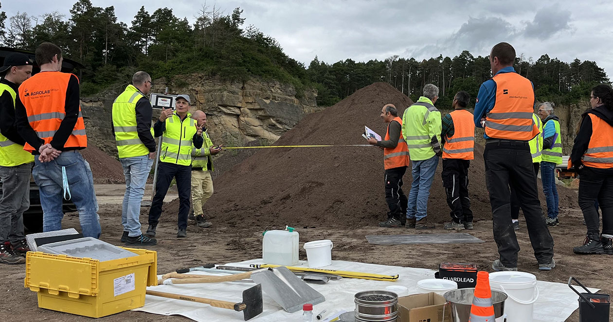 AGROLAB Sachkundelehrgang Probenahme mineralischer Feststoffe nach LAGA PN 98